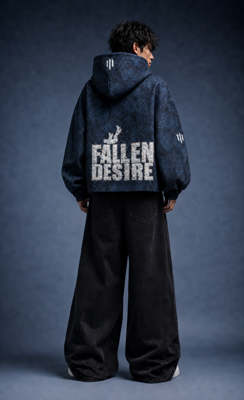 Fallen Desire - Jacquard Hoodie