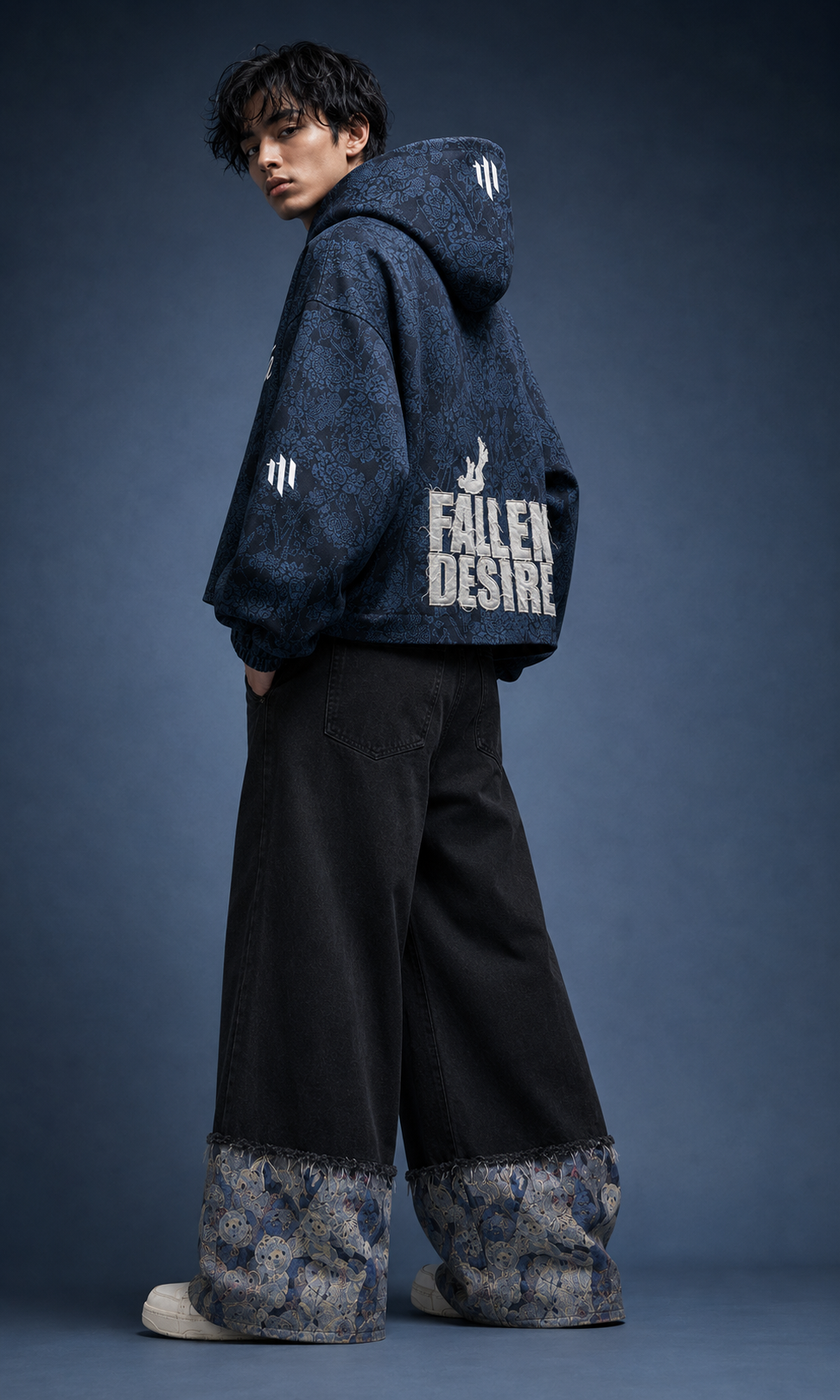 Fallen Desire - Jacquard Hoodie